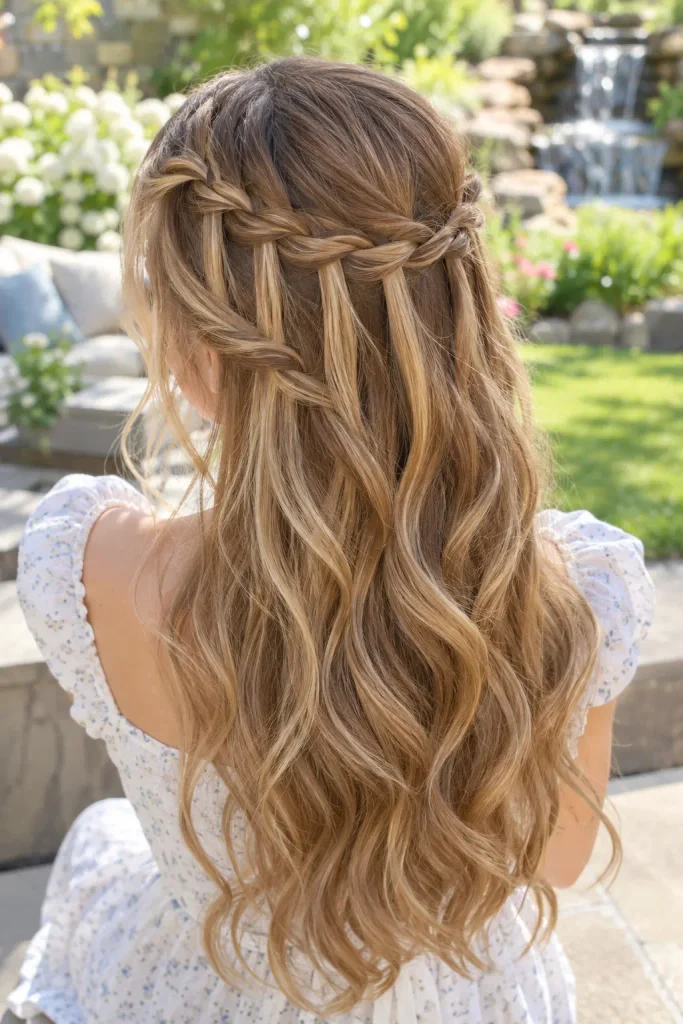 Waterfall Braid for Picture Day