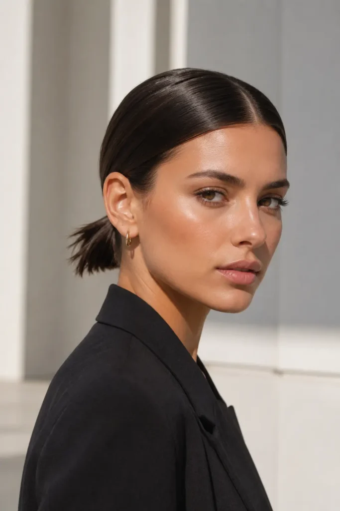 Slicked Back Low Mini Pony