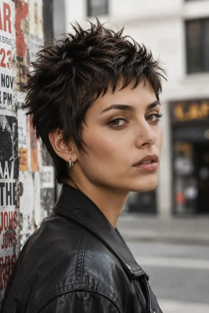 The 90s Spiky Pixie Flare