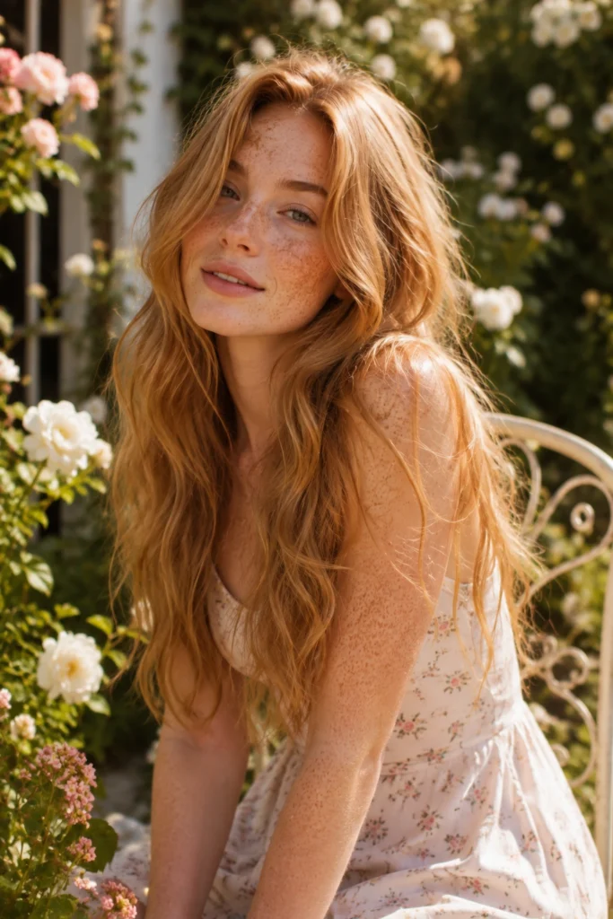 Go for Strawberry Blonde if You Have Fair Peach-Tone Skin