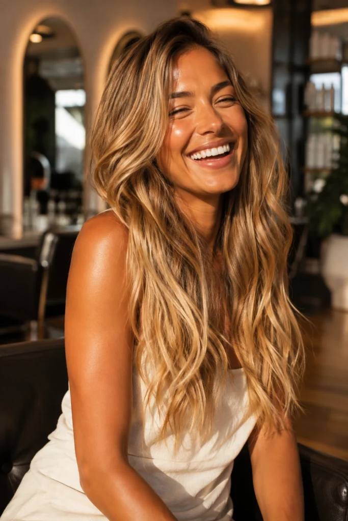 Choose Warm Honey Blonde for Golden Skin Tones