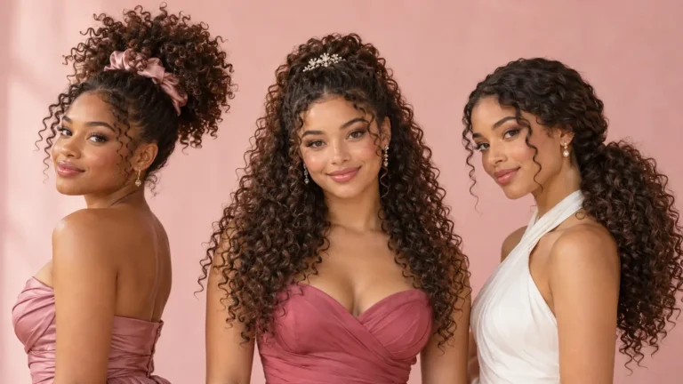 15 Hoco Hairstyles for Curly Hair That Hold Up All Night