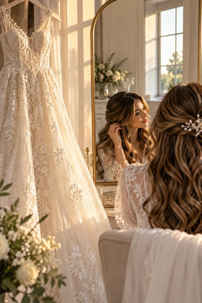 Decide if Your Hair Should Match or Contrast Your Dress Undertone