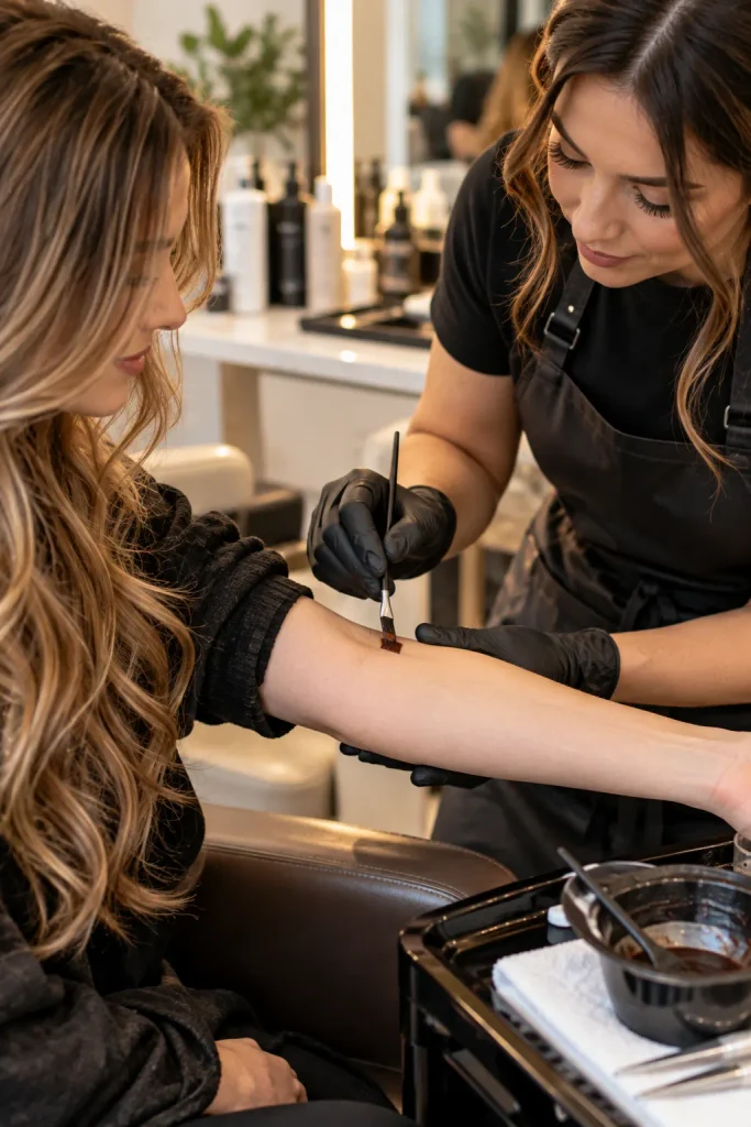 Always Patch Test New Color at Least 48 Hours Ahead